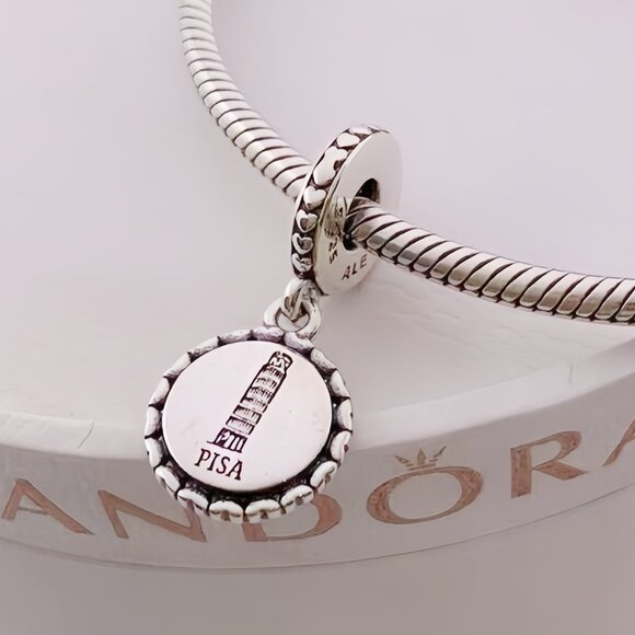 Pandora Tower of Pisa Charm - Picture 1 of 3